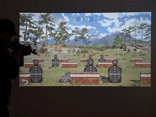 Range 1 laser shooting simulator